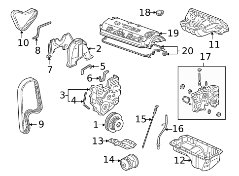 01 Honda Accord Parts guide