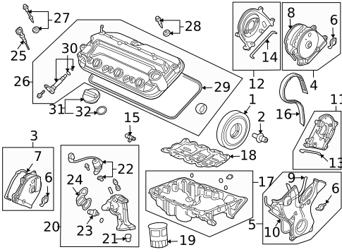 05 Honda Accord Parts guide