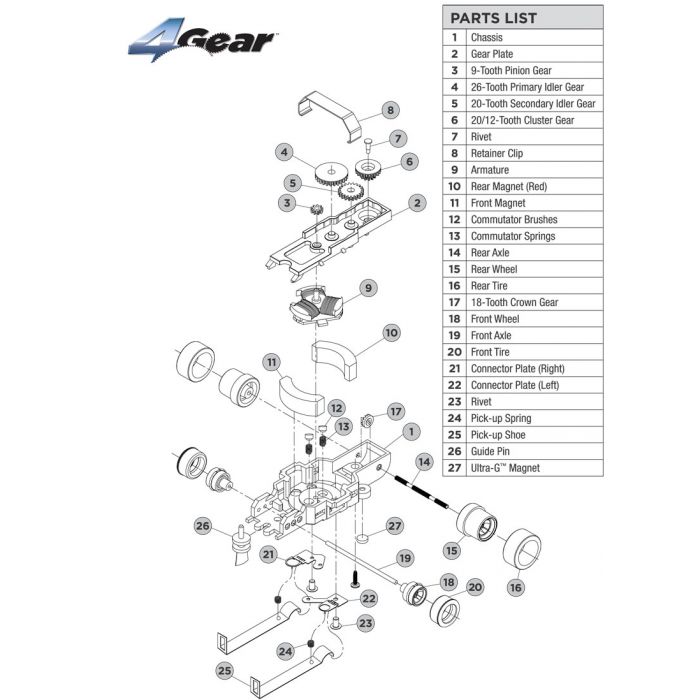 1 24 Slot Car Parts guide