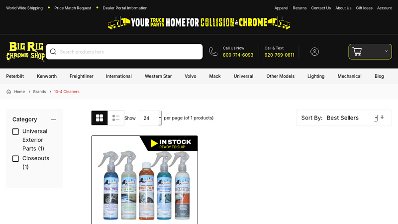 10-4 Cleaners Truck Accessories 10-4 truck parts