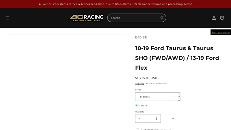 10 ford taurus sho performance parts