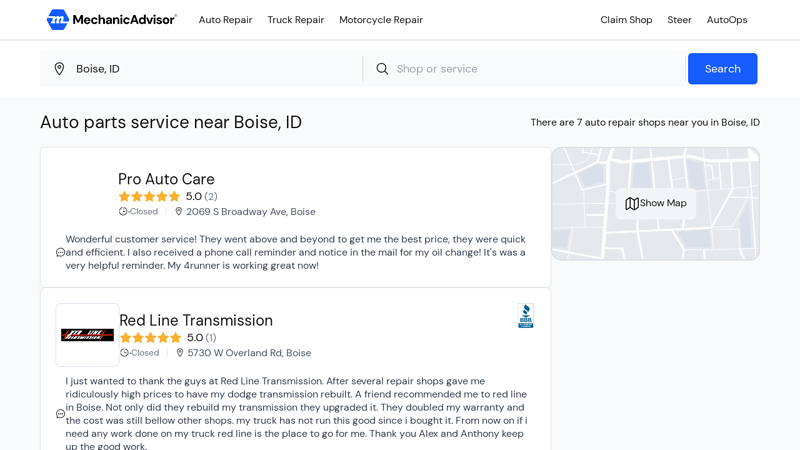 10  Boise, ID Auto Parts Shops auto parts store boise