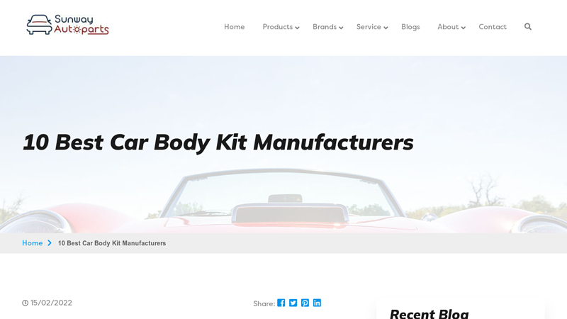 10  Car Body Kit Manufacturers car frame parts