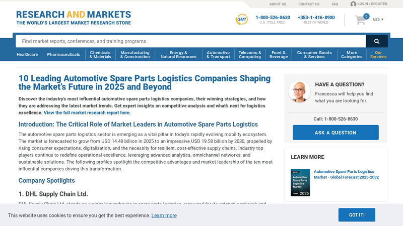 10 Leading Automotive Spare Parts Logistics Companies Shaping ... key auto parts