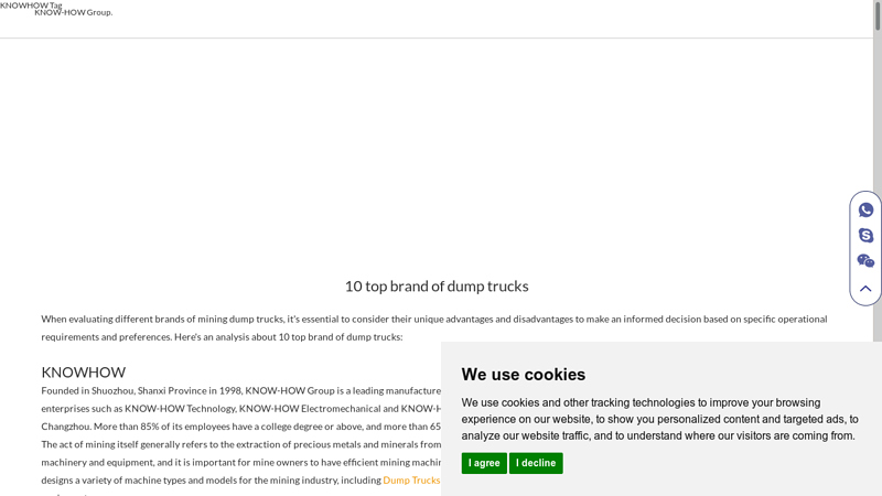 10 Top Brands of Dump Trucks 2024 dump truck parts