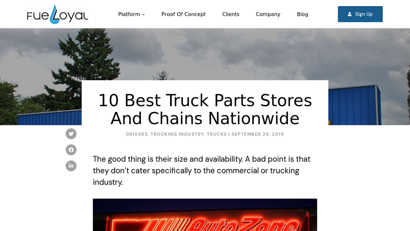 10 Truck Parts Stores And Chains Nationwide commercial truck parts store near me