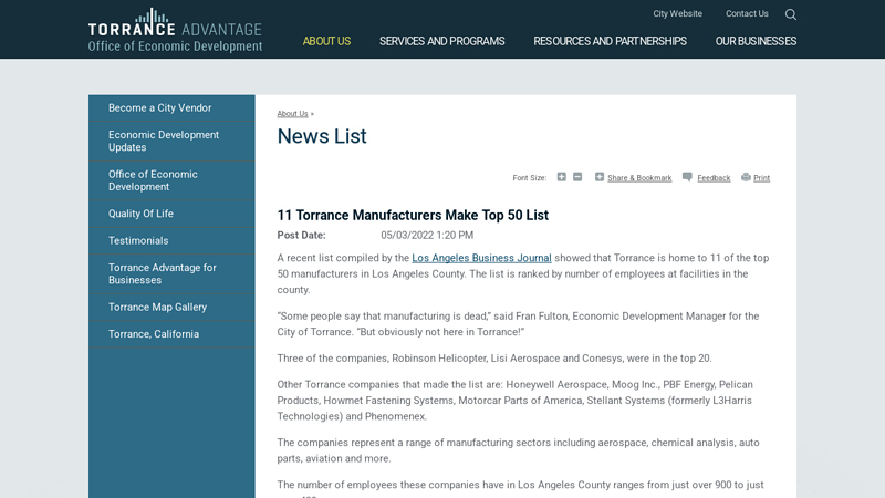 11 Torrance Manufacturers Make  List auto parts torrance ca