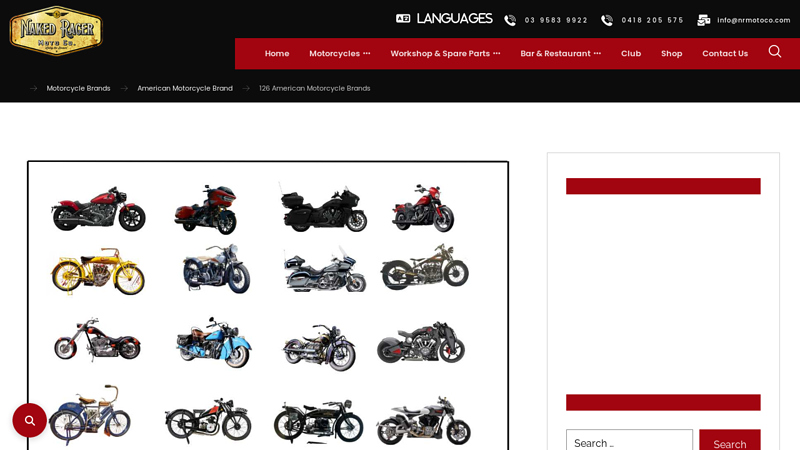 126 American Motorcycle Brands old honda parts motorcycle