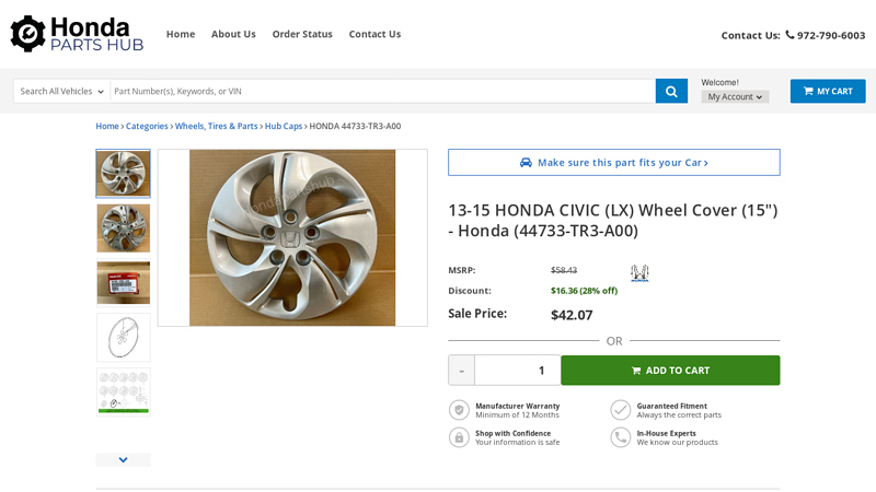 13 honda aftermarket parts wheel covers