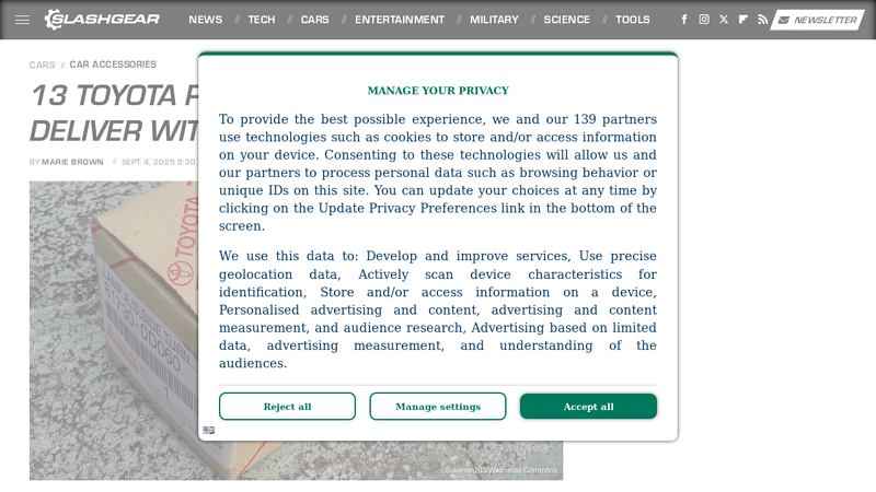 13 Toyota Parts Brands That Deliver Without The OEM Price Tag toyota 4runner oem parts