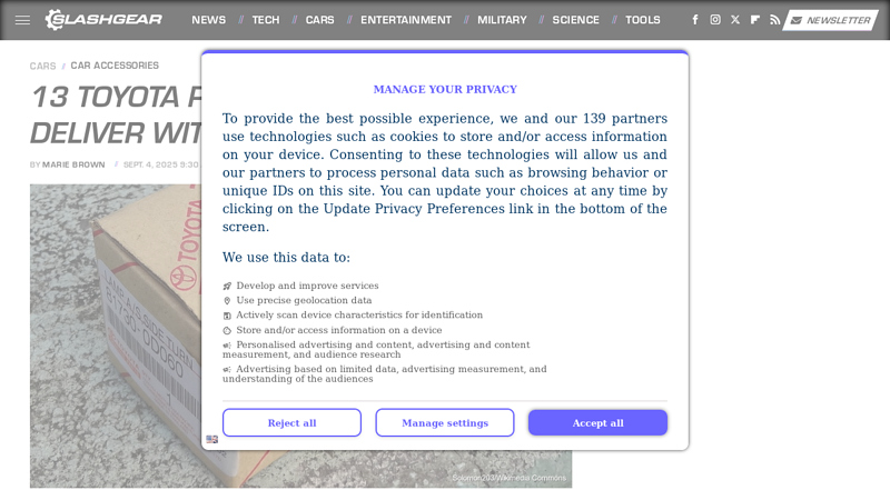 13 Toyota Parts Brands That Deliver Without The OEM Price Tag toyota parts lookup
