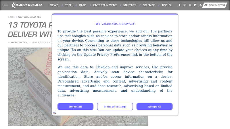 13 Toyota Parts Brands That Deliver Without The OEM Price Tag heritage toyota parts