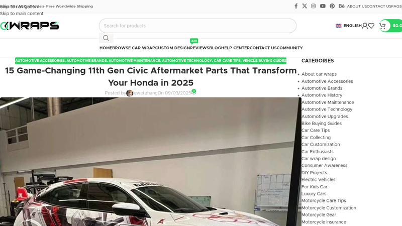 15 Game honda civic si aftermarket parts