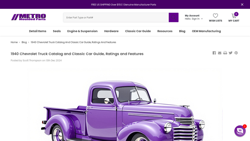 1940 Chevrolet Truck Catalog and Classic Car Guide, Ratings and ... 1940 chevrolet truck parts