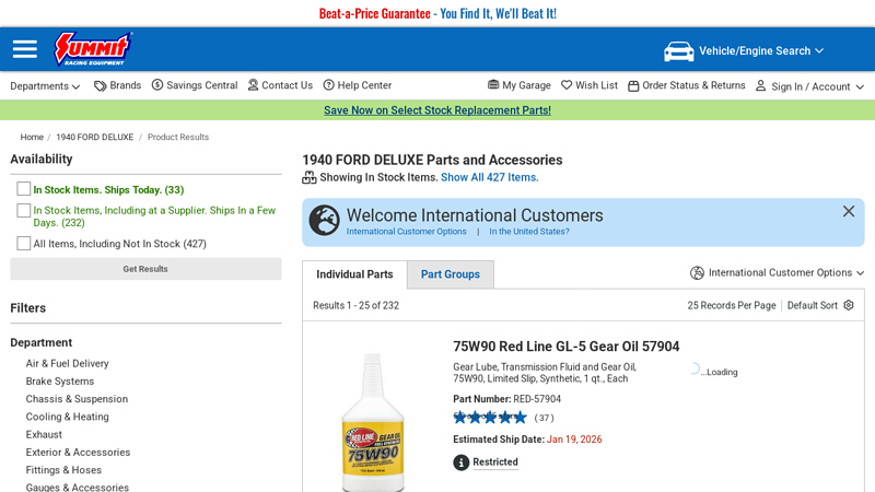 1940 FORD DELUXE Parts and Accessories 40 ford parts