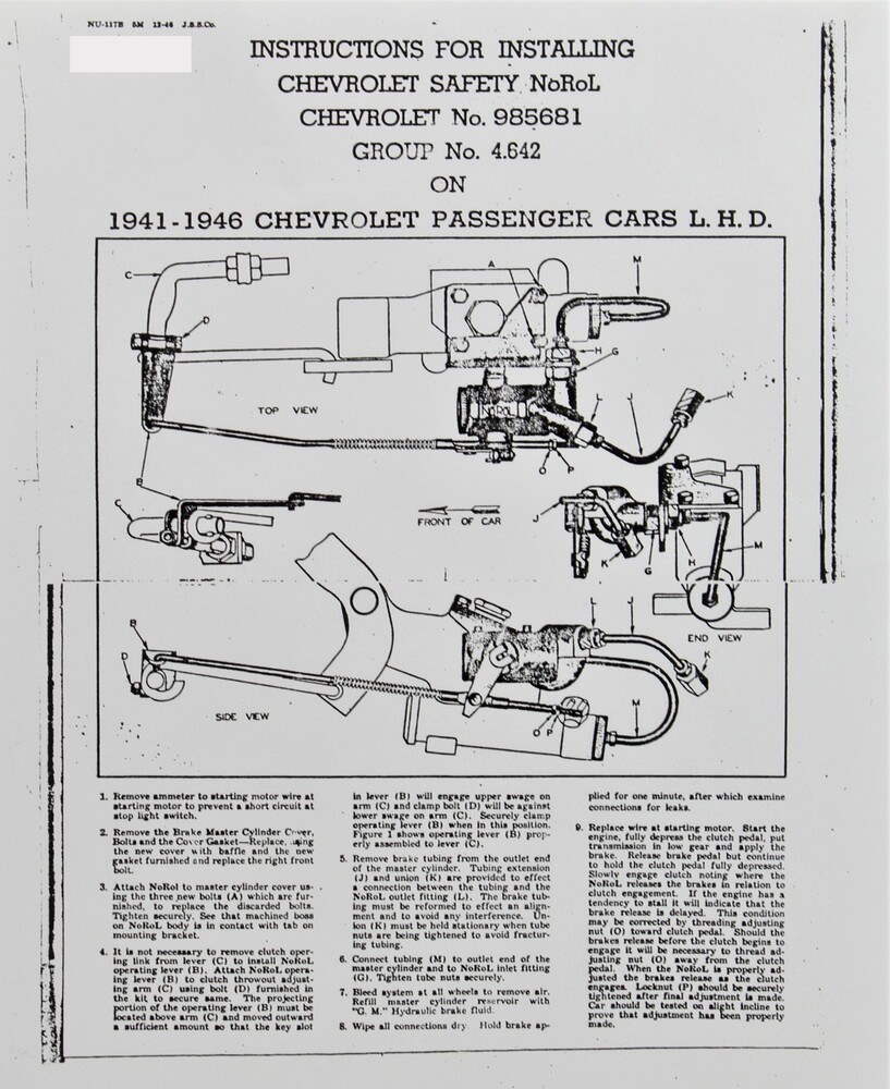 1941 Chevy Truck Parts guide