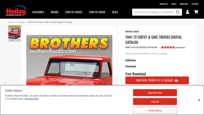 1947 1972 chevy truck parts