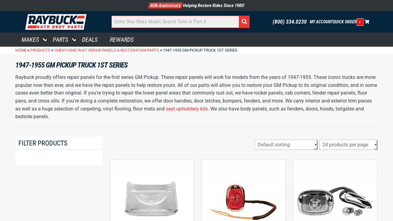 1947 1953 chevy truck parts