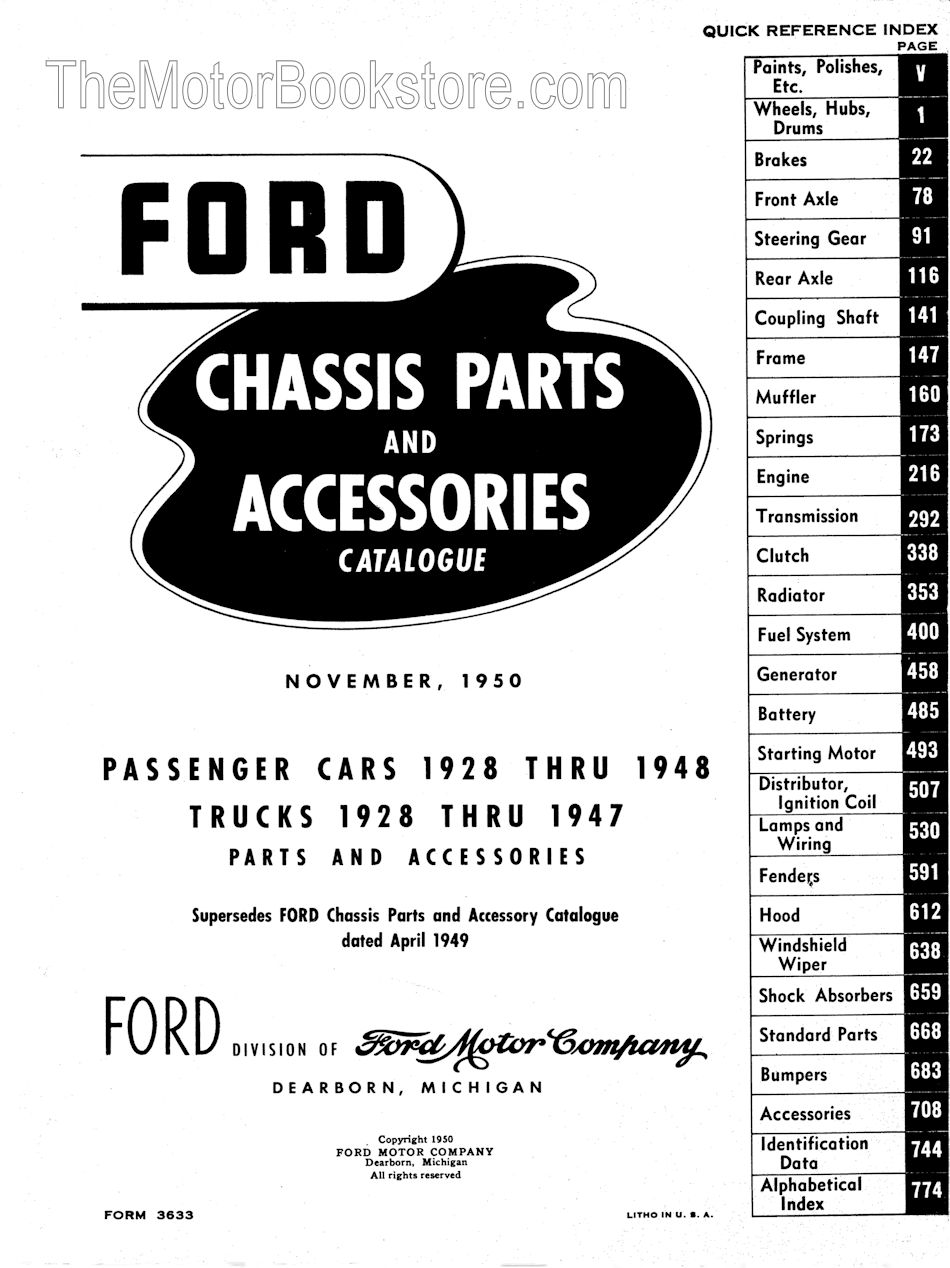 1947 Ford Truck Parts guide