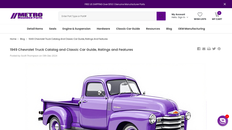 1949 Chevrolet Truck Catalog and Classic Car Guide, Ratings and ... 1949 chevrolet truck parts