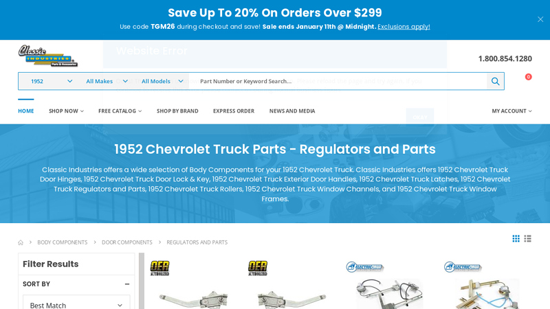 1952 Chevrolet Truck Parts 52 chevy truck parts