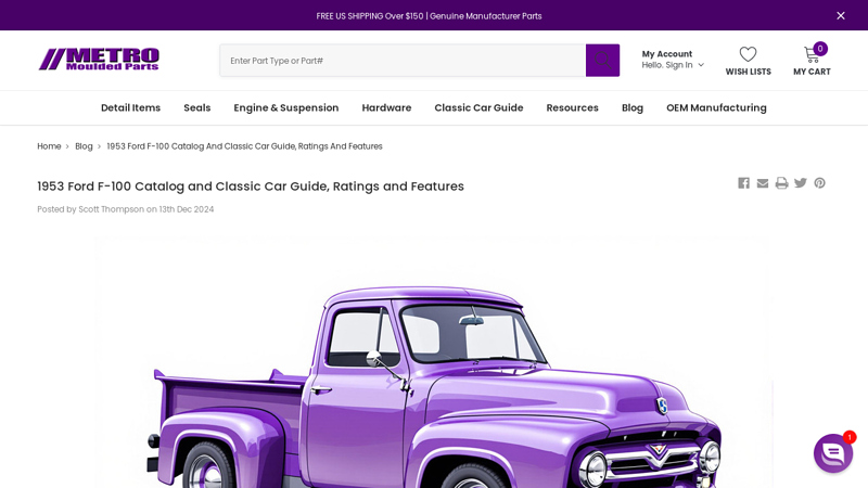 1953 Ford F 1953 ford f100 parts