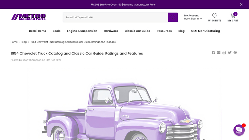 1954 Chevrolet Truck Catalog and Classic Car Guide, Ratings and ... 1954 chevy truck parts