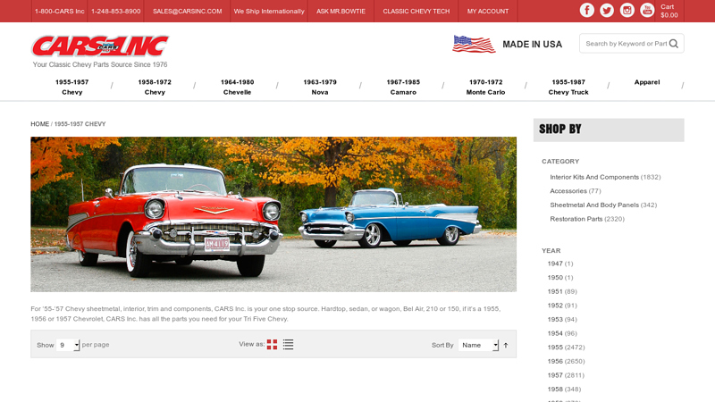 1955 1957 chevy bel air parts car