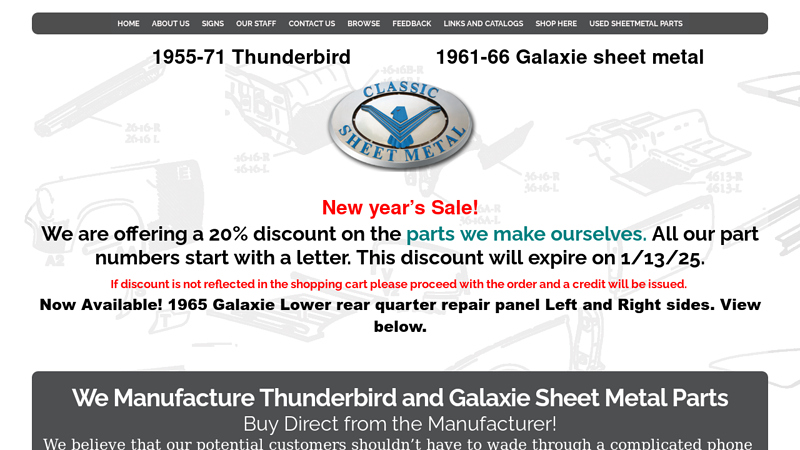 1961 ford galaxie parts