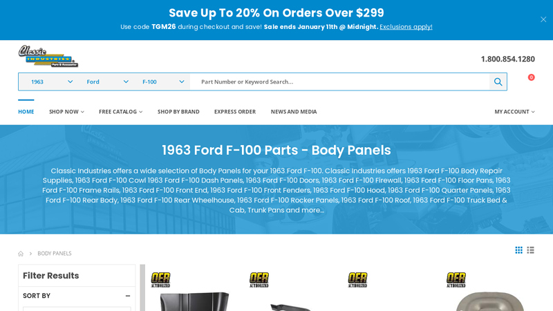 1963 Ford F-100 Parts 1963 ford f100 parts