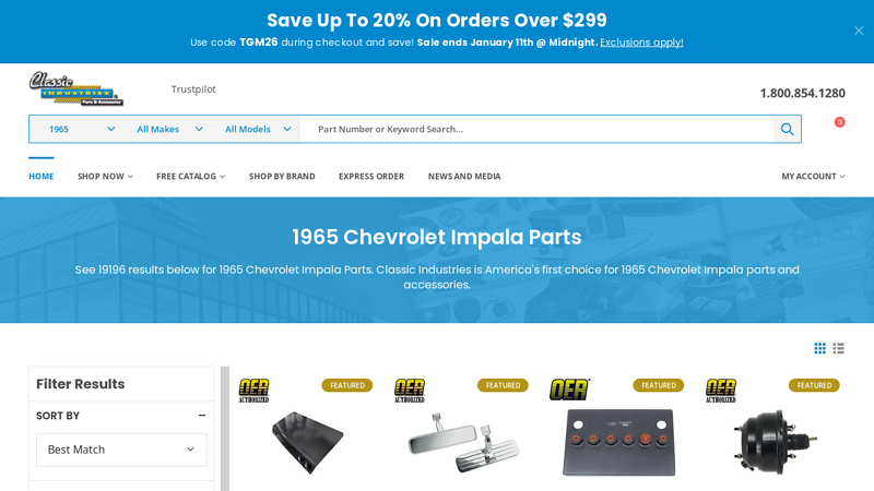 1965 Chevrolet Impala Parts 1965 impala parts car