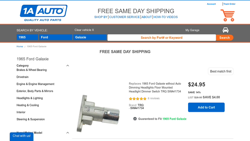 1965 Ford Galaxie Parts 65 ford galaxie 500 parts