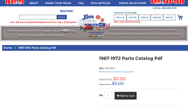 1967 67-72 chevy truck parts catalog