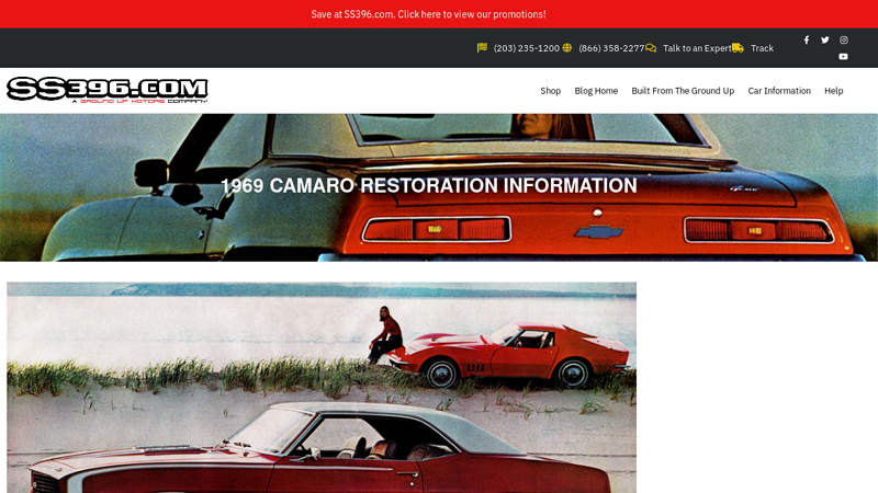 1969 Camaro Parts and Restoration Information 1969 camaro car parts