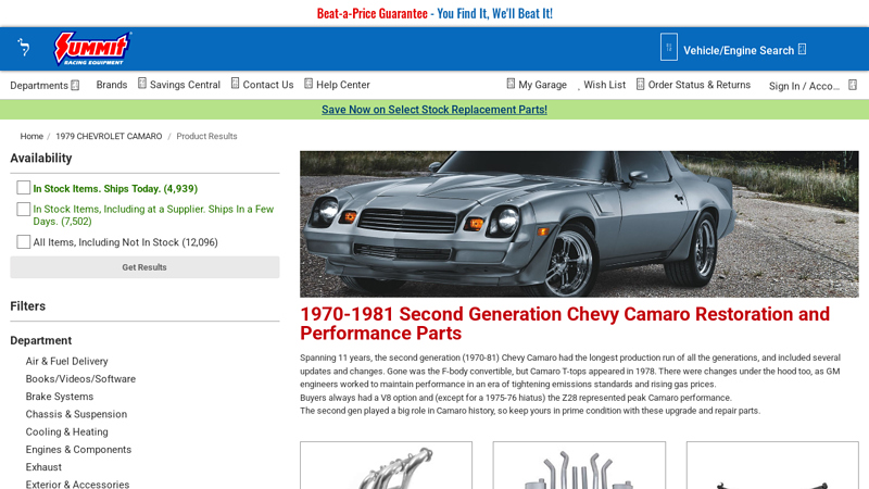 1970 1970 camaro parts car