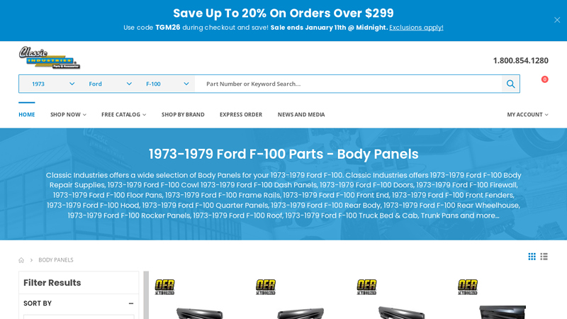 1973-1979 Ford F-100 Parts 1979 ford f100 parts