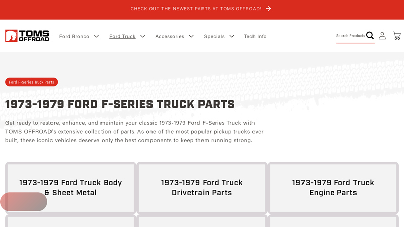 1973 1977 ford f150 parts