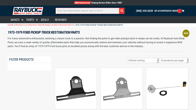 1973 ford truck restoration parts