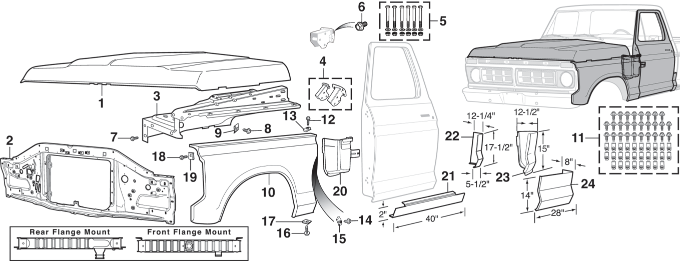 1977 Ford F150 Parts guide