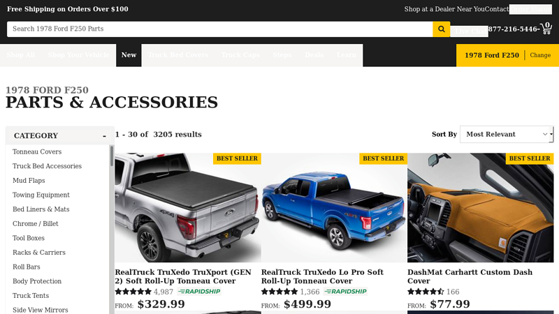 1978 Ford F250 Parts & Accessories 1978 ford f250 parts