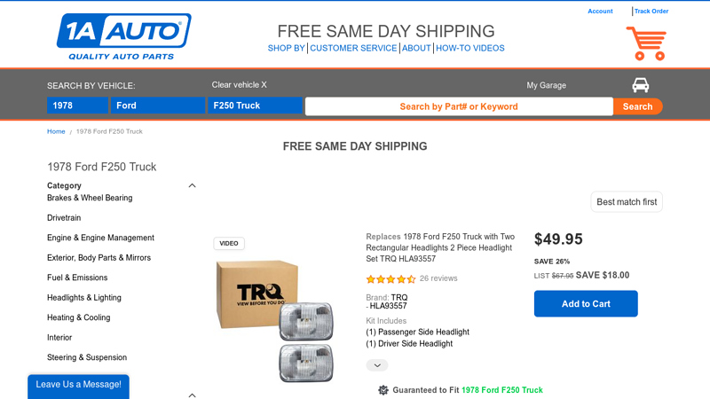 1978 Ford F250 Truck Parts 1978 ford f250 parts