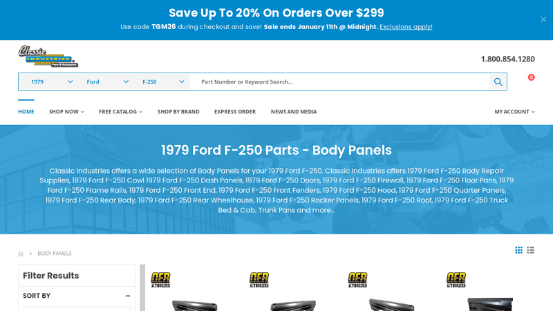 1979 Ford F-250 Parts 1979 ford truck parts