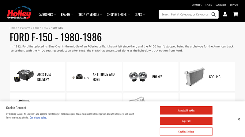 1980 1986 ford f150 parts