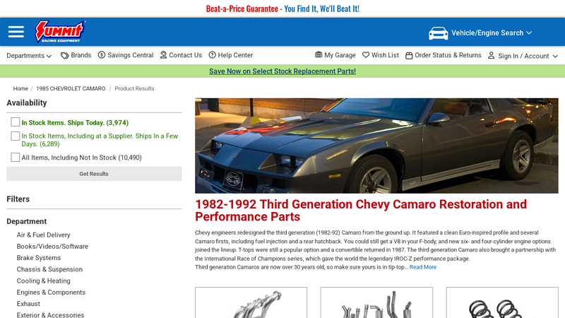 1982 3rd gen camaro parts car