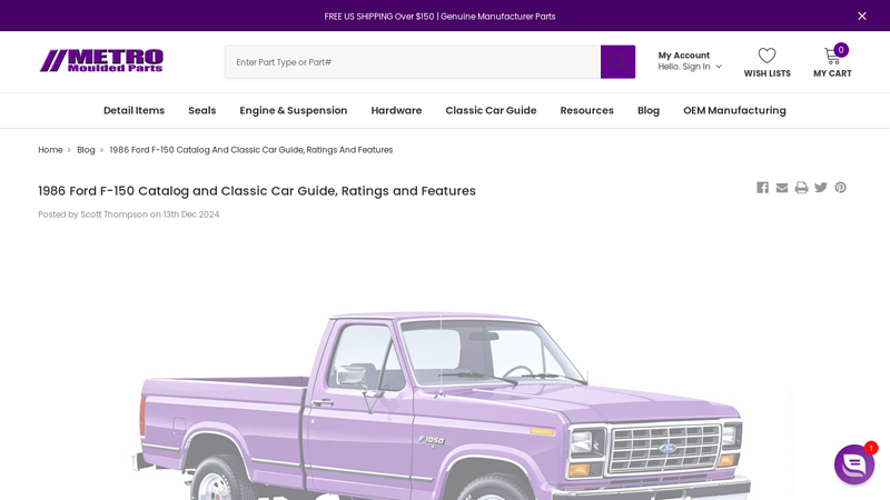 1986 Ford F 1986 ford f150 parts