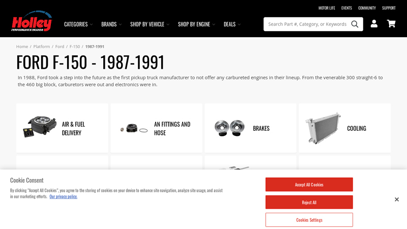 1987 1990 ford f 150 parts