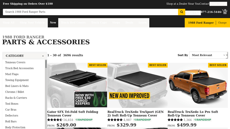 1988 Ford Ranger Parts & Accessories 88 ford ranger parts