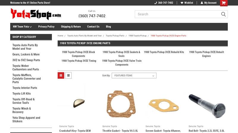 1988 Toyota Pickup 3VZE Engine Parts 1988 toyota pickup parts