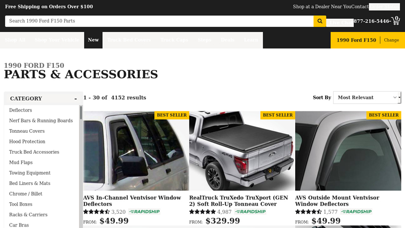 1990 Ford F150 Parts & Accessories 1990 ford f 150 parts