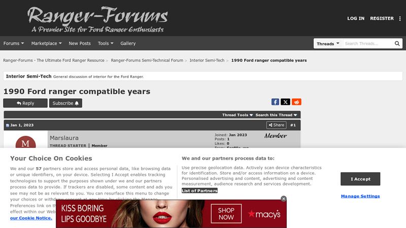 1990 Ford ranger compatible years 90 ford ranger parts